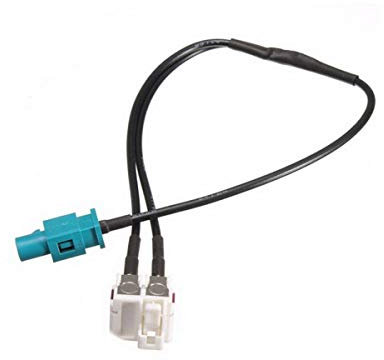 GOFORJUMP Autoradio Stéréo Antenne Adaptateur Antenne Câble de Connexion Autoradio Adaptateur de câble Compatible with VW Skoda Seat