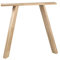 WOOOD Tablo 3-Position-Tischbeine Quadratisch aus Eichenholz - 2er Set - Zur Verwendung Tablo Tischplatten für Esstisch - 72x79x10 cm