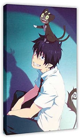 Anime-Poster Blue Exorcist 38, Leinwand-Poster, Wandkunst, Dekordruck, Gemälde für Wohnzimmer, Schlafzimmer, Dekoration, 60 x 90 cm, Rahmen: