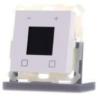 KNX Raumtemperatur-Nebenstelle Smart 55 mit Farbdisplay, Reinweiß glänzend,