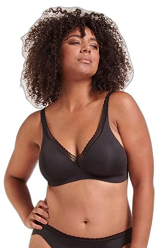 sloggi Women's sloggi Body Adapt Twist T-Shirt Bra Bra Molded, Black, Xl