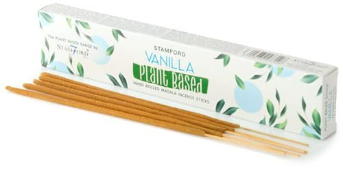 Puckator Stamford Premium Plant Based Masala Incense Sticks - Vanilla Scented - Spiritual Insensé Sticks - Zen Meditation Gifts - Organic - Insense - Insencesticks - Rituals Fragrance Sticks -15