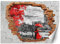 Feeby Fototapete 3D Loch in der Wand Abstrakt 350x245 cm Rot Vlies Wandtapete Tapeten Wohnzimmer Schlafzimmer Büro Flur Moderne Design Wandbilder Wand Dekoration Aquarell Menschenpaar Big Ben Themse