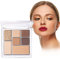 Palette Occhi Ombretti, Tonalità Calde e Nude, Neutri Smokey, Metallizzata a Lunga Tenuta per Trucco Naturale, 7 Colori