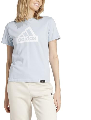 adidas Mujer Modern Essentials Graphic tee, Wonder Blue, S