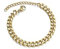 LOCCY Edelstahl Kandare Armband 3/5/7MM, Herren Armband Edelstahl Kandare, Kubanische Kette Armbänder Unisex für HipHop Rapper, 18+5CM Länge (5mm, gold)