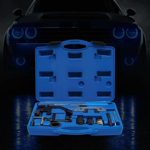 Motoreinstellwerkzeug Satz Für BMW 1, 3, 5, 6, 7 X3 X5 Land Rover Vauxhall Opel,Werkzeugsatz für die Motorsteuerung mit Koffer,Hohe Genauigkeit,Werkzeugsatz für die Motorsteuerung