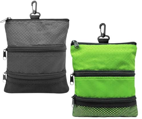 VBRHFRIF 2 Pieces Of Golf Bag, Golf Seat Bag, Golf Accessories Bag, Golf Seat Bracket