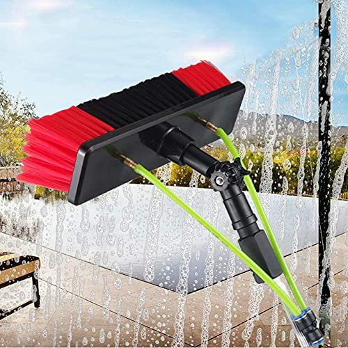Window Cleaning Brush, Window Cleaner Kit, Water/Hose Fed Pole, Cleaning and Washing Tool for Window Glass, Solar Panel - 8M, 6m (8m)