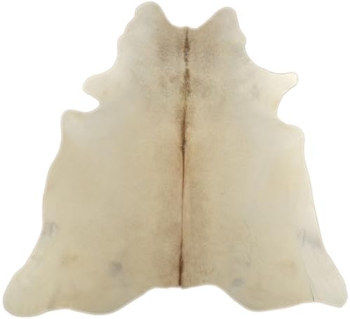 Kuhfelle Online & Nomad KUHFELL RINDERFELL HELLGRAU BEIGE Natur 200 x 230 cm STIERFELL Teppich BEIGE GRAU