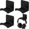 3 Stück Silikon Headset Halterung Halter, kopfhörer ständer, Kopfhörer Haken Wandhalterung mit Starkem Klebeband, Ohrhörer Aufhänger für Schreibtisch, Wand, Tisch, Universal, Gaming Headphones, Kabel