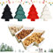 Bandeja Navideña, Dwafill Plato de Navidad, Plato de Frutas, Plato Navideño para Repostería, Snacks, Platos Navideños, Plato Navideño de Nueces