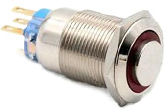 19305F 19mm high flush head resettable vandal switch IP67 illuminated push button switch IDGTTLDF(Others)