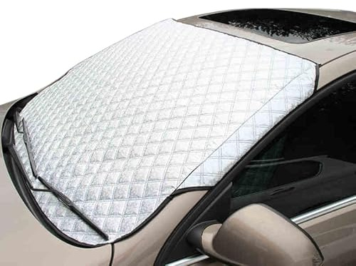 ZHENCU Frontscheibenabdeckung Winter für VW UP!, Faltbar Scheibenabdeckung Auto Winter Für Schneefest Frostsicher Frostbeständig Staubdicht,L-58/39in