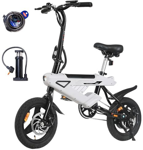 VDL A02 E-Bike Elektrofahrrad 14 Zoll, 36V 6,4Ah Batterie, E-Bike mit LCD-Display, E Bike 250W Motor & 25km/h, 3 Fahrmodi, Sitzhöhe Verstellbar