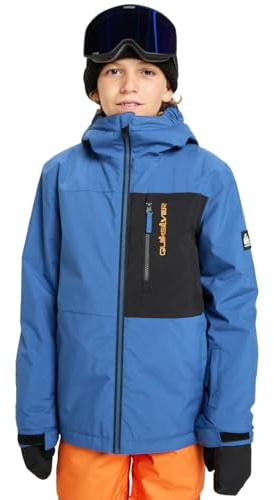 Quiksilver Snow Jacket Side HIT Solid Jacket Boy's Blue 12