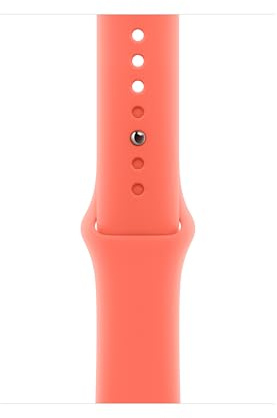 Apple Watch Band - Correa deportiva - 46 mm - Color mandarina - Talla S/M
