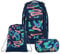 Satch Pack Schulrucksack Set 3tlg. inkl. Schlamperbox und Sportbeutel (Crazy Twist)