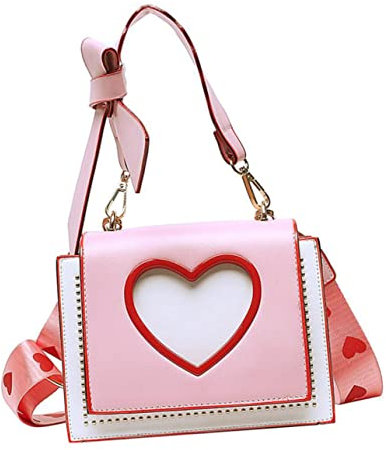 Mikikit 1Pezzi Spalla Regolabile Rafia e Versatile per Design Rosa