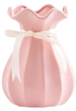 Tyatiyzn Fiori Rosa Ceramica,Ceramica in Stile Nordico, Decorativo Moderno, Adatto per la Decorazione del Soggiorno e per Composizioni Floreali