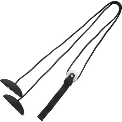 VICASKY Schulterzug Trainingsgerät Mit Rollensystem Elastisches Widerstandsband Für Nacken Und Arme Türmontage Oberkörpertraining Für Rehabilitation Und Fitness