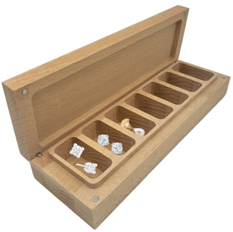 Weekly Tablet Case - Storage Holder, Daily Reminder Box with Multiple Slots, Storage of Jewellery and Small Items, Lightweight, Pocket Friendly