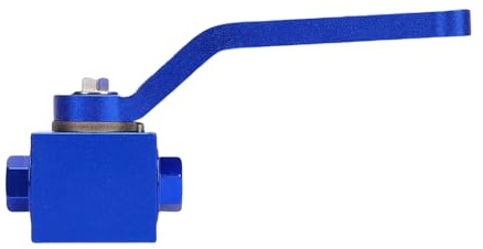 Srliya Absperrventil für Bremsleitungssperre, Sicherheits-Absperrventil für Bremsflüssigkeitsflusskontrolle mit Aluminiumlegierung, Passend für Öl-, Kraftstoff-, Gas-, Wasser- und
