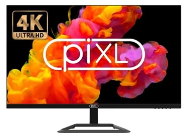 Pixl CM32F44K 32 4K Monitor Widescreen Ips Lcd Panel 3840 X 2160 5Ms Response