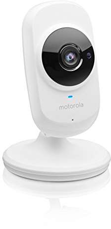 Motorola Focus 68 - Telecamera sorveglianza domestica HD 720p - Monitoraggio WIFI tramite uno smart phone per la casa - Bianco