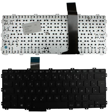 Power4Laptops Française Noir Clavier pour Ordinateur Portable (PC) de Remplacement Compatible avec ASUS X301A-RX232H