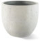 Luca Lifestyle Pflanzkübel Grigio New Egg Pot Creme Weiß Rund Fiberglas *5 Jahre Garantie* - 45x45x38 cm - Premium Qualität - F1360