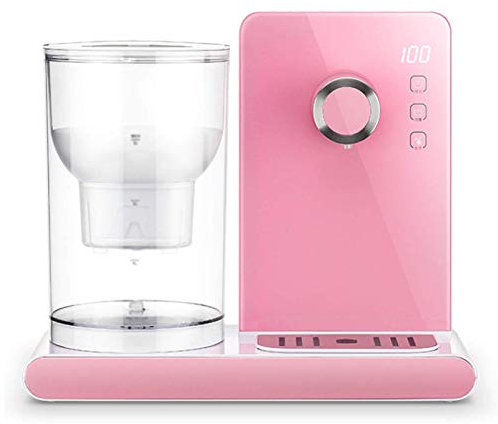 Small Mini Water Dispenser, Desktop Hot Water Dispenser Adjustable Temperature & Keep Warm Function for Tea Coffee and Water Multifunctional Water Dispenser,pink