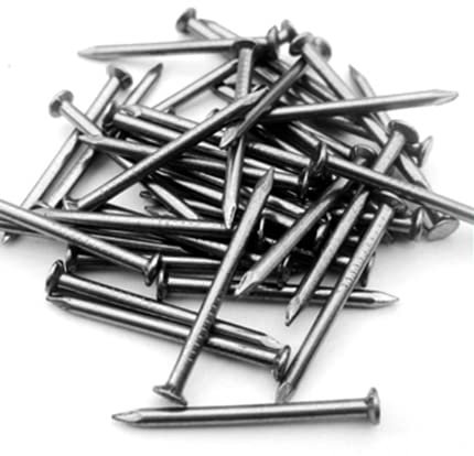 TERF® High Quality Bright Round Wire Nails 65mm (2.5 inch) Round Nail Use for Soft and Hard Timber Material Wood Joinery Furniture Craft Construction Applications and General Purpose Use - Pack of 75