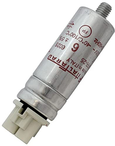 Condensateur 6µF 250V 25x65mm Push-In Italfarad 6uF