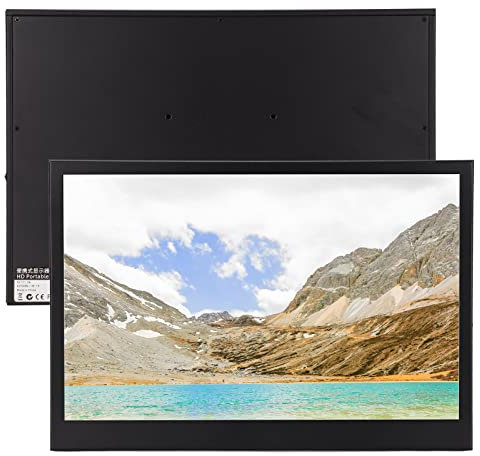 VBESTLIFE Monitor Portátil, 13 Pulgadas 144 FHD Tipo C HDMI IPS Pantalla Externa HDR Monitor Ultra Delgado Altavoces Incorporados para PS4 para Xbox para Computadoras Portátiles Teléfonos Móviles