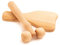 tuuli Gesichtsmassager Gesicht Nacken Schulter Facial Kopf Massageroller Roller mit Griff Gua Sha Therapie Massage Massagegerät Maderotherapie Dermaroller Set aus Holz