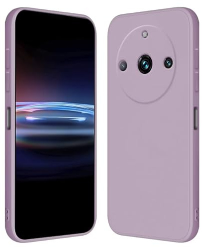 RankOne Funda para Realme 11 Pro/Realme 11 Pro+ / Realme 11 ProPlus (6.7 Inches) Carcasa de Silicona de TPU Suave - Hierba púrpura