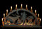 Schwibbogen - Waldmotiv - 68cm, 11 Kerzen + Vorbeleuchtung - Feine Handarbeit aus dem Erzgebirge - Weihnachten erzgebirgischer Lichterbogen