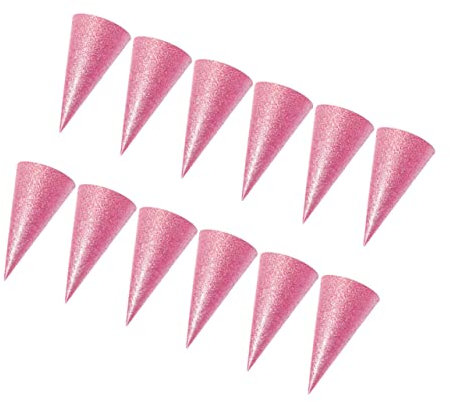 Abaodam 24stücke Kreatives Design Funkelnde Dreieckige Geburtstagsmützen Für Kindergeburtstage Und Festliche Anlässe Vielseitige Verwendung Für Schulveranstaltungen Geburtstagsfeiern