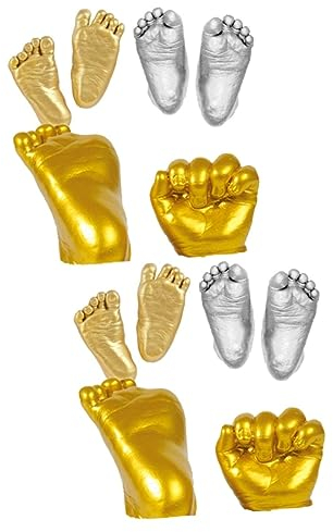 Toyvian 2st Gips-handguss-kit Andenken Geschenke Bausatz Für Handskulpturen Geschenke Für Kleine Jungen Hände Casting-kit Kinderzimmerdeko Für Mädchen Souvenir Baby Dreidimensional