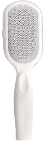 osiuujkw Fußkallus Raspelhaut Schrubbfeilen Pediküre Zubehör Damen Herren Körperpflege Abgestorbene Haut Scrubber Fersenreibfeilen, Weiß