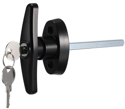 CRILSTYLEO T Type Handle Lock Door Hardware Lock Lock for Door Chicken Coop Lock Handle Cabinet Lock Barn Door Lock Garage Door Lock Cam Lock Cam Latch Playhouse Lock