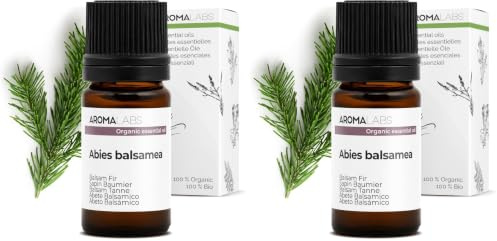 Bio - Balsam FIR Essential Oil - 5mL - 100% Pure, Natural, Chemotyped and AB Certified - AROMA LABS (French Brand) (Pack of 2)