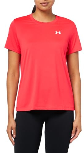Under Armour Tech Solid SSC Short Sleeve T-Shirt L Red