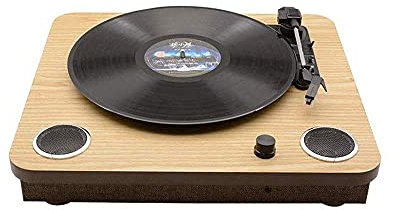 Gramophone Record Player Retro Music Box Record Player Turntable Built in Speakers 3-Speed Turntable Vintage Style Record Player MERYSELECT
