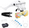 OBOVO Hands Free Headband Magnifying Glass, Rechargeable Head Magnifier with LED Lights for Jewelry Craft Watch Hobby 5 Lenses 1.0X 1.5X 2.0X 2.5X 3.5X