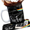 Tritó Design Taza de ceramica de grupos de ROCK iconicos (Pink Arcoiris)