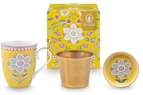 Pip Studio Lily&Lotus Yellow Teeset für eine Person 0,365l