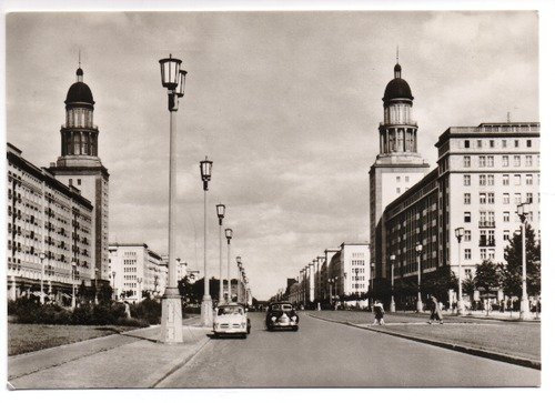 Postkarte: Berlin. Stalinallee - Frankfurter Tor