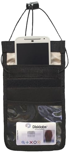 Disklabs Faraday Bag Signal Blocker ID1 RF ID Shield for Mobile Phones, Passports, GPS Devices